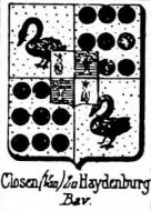 Closen Coat of Arms / Family Crest 4