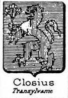 Closius Coat of Arms / Family Crest 1