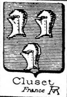 Cluset Coat of Arms / Family Crest 1