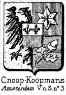 Cnoop Coat of Arms / Family Crest 1