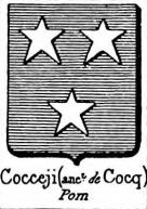 Cocceji Coat of Arms / Family Crest 3