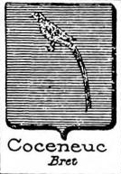 Cocenneuc Coat of Arms / Family Crest 0