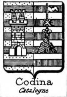 Codina Coat of Arms / Family Crest 0