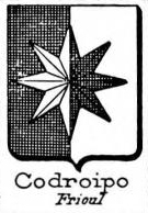 Codroipo Coat of Arms / Family Crest 2