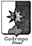Codroipo Coat of Arms / Family Crest 1