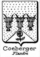 Coeberger Coat of Arms / Family Crest 0
