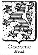 Coesme Coat of Arms / Family Crest 0