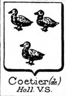 Coetier Coat of Arms / Family Crest 0