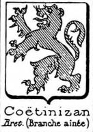 Coetinizan Coat of Arms / Family Crest 0