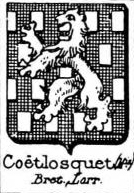 Coetlosquet Coat of Arms / Family Crest 0