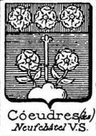 Coeudres Coat of Arms / Family Crest 0
