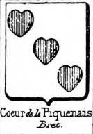 Coeur Coat of Arms / Family Crest 2