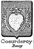 Coeurderoy Coat of Arms / Family Crest 0