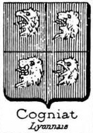 Cogniat Coat of Arms / Family Crest 0