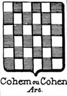 Cohem Coat of Arms / Family Crest 0
