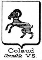 Colaud Coat of Arms / Family Crest 1