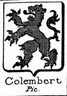 Colembert Coat of Arms / Family Crest 1