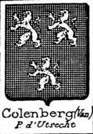 Colenberg Coat of Arms / Family Crest 0