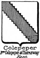 Colepeper Coat of Arms / Family Crest 3