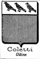 Coletti Coat of Arms / Family Crest 3