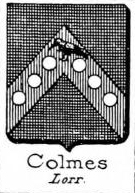 Colmes Coat of Arms / Family Crest 0