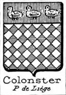 Colonster Coat of Arms / Family Crest 0