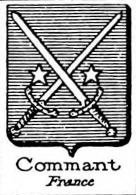 Commant Coat of Arms / Family Crest 0