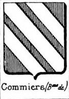 Commiers Coat of Arms / Family Crest 1