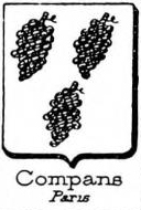 Compans Coat of Arms / Family Crest 2