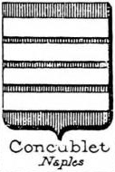 Concublet Coat of Arms / Family Crest 0