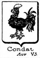 Condat Coat of Arms / Family Crest 0