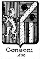 Consoni Coat of Arms / Family Crest 0