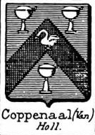 Coppenaal Coat of Arms / Family Crest 0