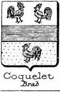 Coquelet Coat of Arms / Family Crest 1