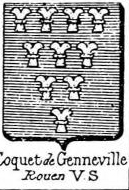 Coquet Coat of Arms / Family Crest 1