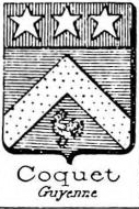 Coquet Coat of Arms / Family Crest 0
