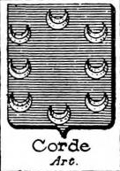 Corde Coat of Arms / Family Crest 0
