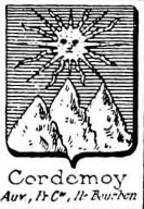 Cordemoy Coat of Arms / Family Crest 0