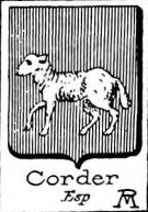 Corder Coat of Arms / Family Crest 0