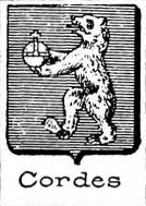 Cordes Coat of Arms / Family Crest 2