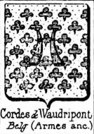 Cordes Coat of Arms / Family Crest 3
