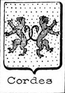 Cordes Coat of Arms / Family Crest 5