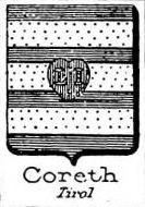coreth Coat of Arms / Family Crest 2
