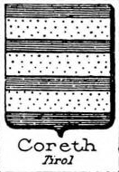 coreth Coat of Arms / Family Crest 1