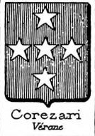 Corezari Coat of Arms / Family Crest 0
