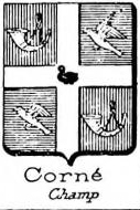 Corne Coat of Arms / Family Crest 2