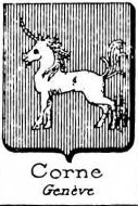 Corne Coat of Arms / Family Crest 1