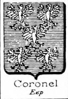 Coronel Coat of Arms / Family Crest 1