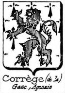 Correge Coat of Arms / Family Crest 0