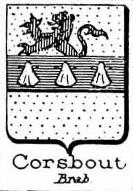 Corsbout Coat of Arms / Family Crest 0
